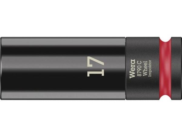 Wera 8790 C, Kraftpipe, Svart, 1 hoder, 1/2", Metrisk, 17 mm