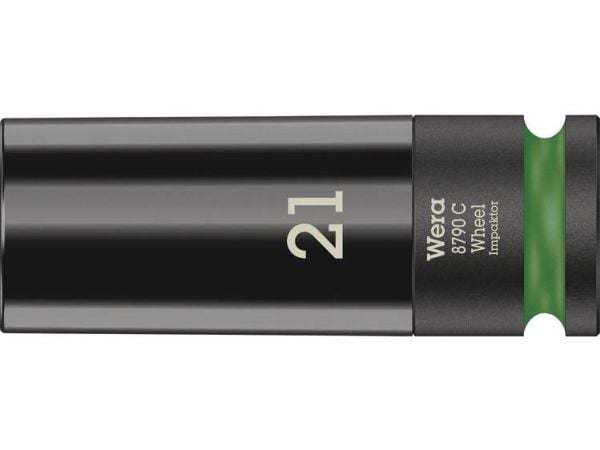Wera 8790 C, Impact socket, Svart, 1 hoder, Metrisk, 21 mm, 32 mm