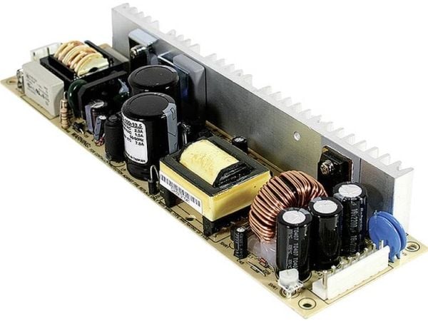 MEAN WELL LPS-100-24, 176 - 264 V, 100 W, 24 V, RoHS, 62 mm, 222 mm