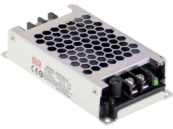 MEAN WELL RSD-30H-5, 40 - 160 V, 30 W, 5 V, 6 A, RoHS, 60 mm