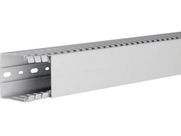 Hager-johtokanava (L x S x K) 2000 x 60 x 60 mm HA760060 1 kpl vaaleanharmaa (HA760060)