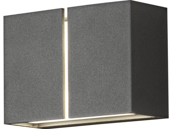 Konstsmide 7877-370, Utendørs veggbelysning, Grå, Aluminium, IP54, Fasade, I