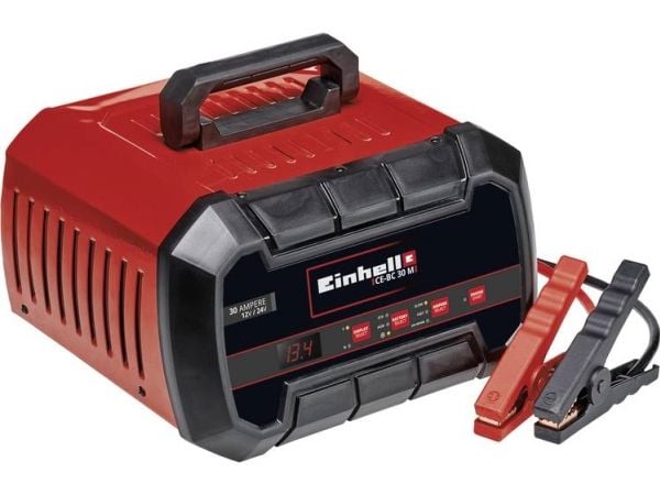 Einhell CE-BC 30 M, 12/24 V, 230 V, 50 Hz, Svart, Rød, 10,8 kg, 375 mm