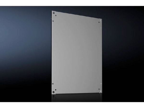 Rittal 8617.540, Monteringsplate, Grå, Galvanisert stål, 500 mm, 700 mm, 2,5 mm