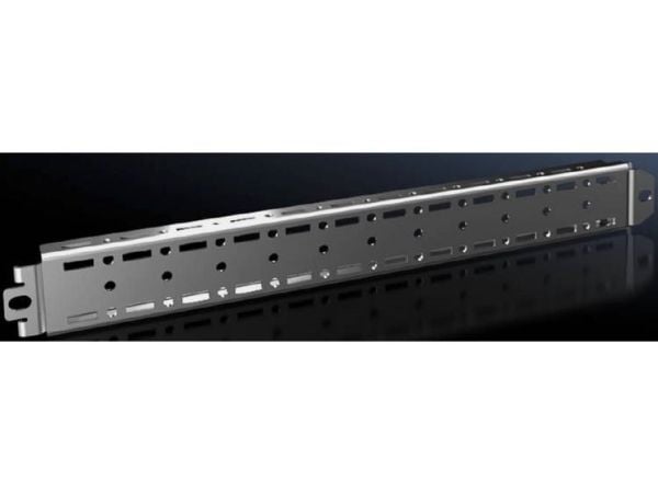 Rittal 8617.700, Rackskinne, Sølv, Galvanisert stål, 400 mm, 18 mm, 39 mm