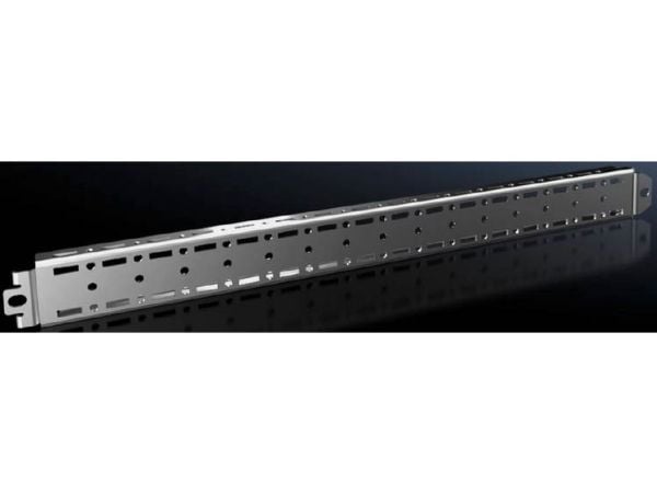 Rittal 8617.710, Rackskinne, Sølv, Galvanisert stål, 500 mm, 18 mm, 39 mm