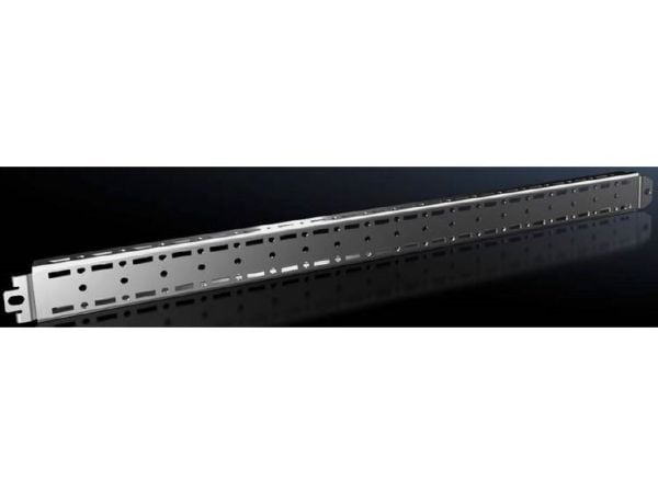 Rittal 8617.720, Rackskinne, Sølv, Galvanisert stål, 600 mm, 18 mm, 39 mm