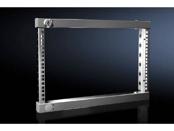 Rittal VX 8619.510, Svingramme, Grå, Stål, 6U, 48,3 cm (19"), 482,6 mm