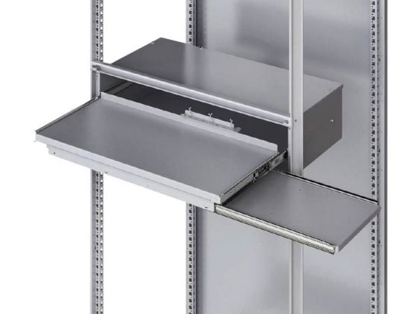 Rittal 8620.521, Skuffeenhet, Grå, Stål, IP54, 800 mm, 200 mm