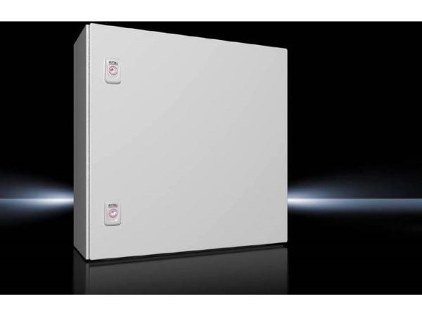 RITTAL AX Compact-taulu, WHD: 500x500x210 mm, teräslevy, asennuslevyllä, yksiovinen, kaksi kierrelukkoa