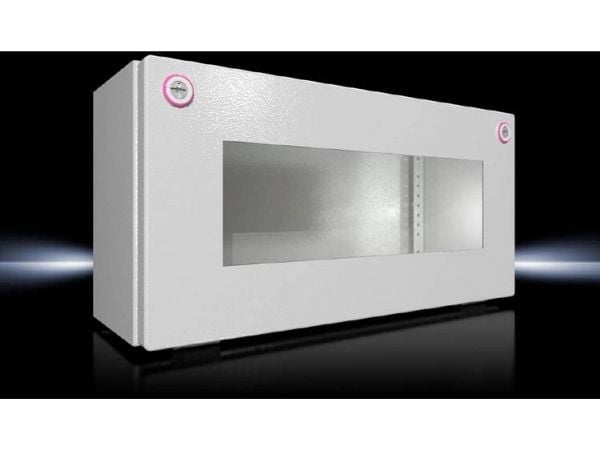 Rittal KX 1610.000 Asennuskotelo, seinäasennuskotelo 400 x 155 x 200 Teräslevy Harmaanvalkoinen (RAL 7035) 1 kpl 1 kpl