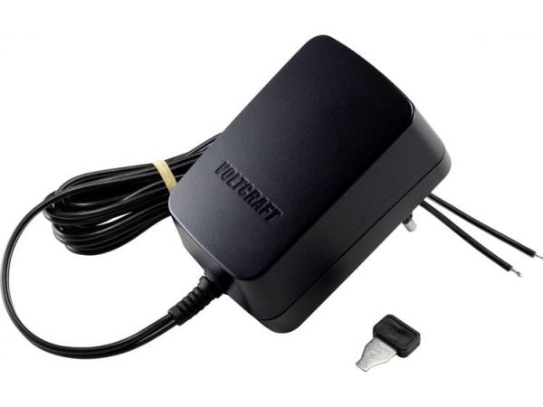 VOLTCRAFT VC-11258705 Pistokkeellinen virtalähde, säädettävä 3 V/DC, 4,5 V/DC, 5 V/DC, 6 V/DC, 7,5 V/DC, 9 V/DC, 12 V/DC 2,25 A 27 W Lähtöjännite s...