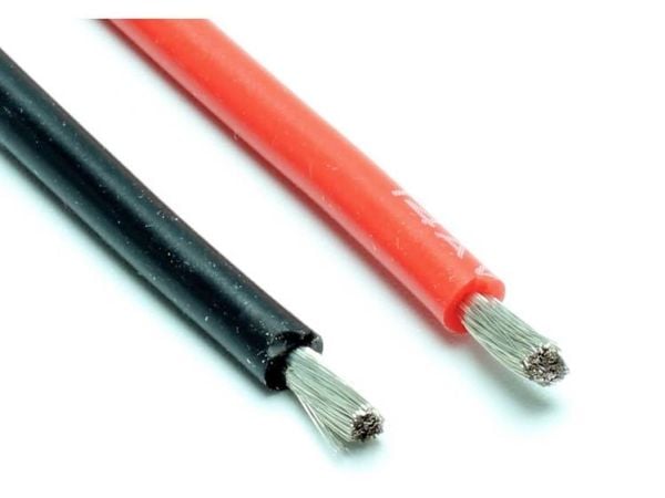 PICHLER C2876, 1 m, Musta, Punainen, 1,5 mm²