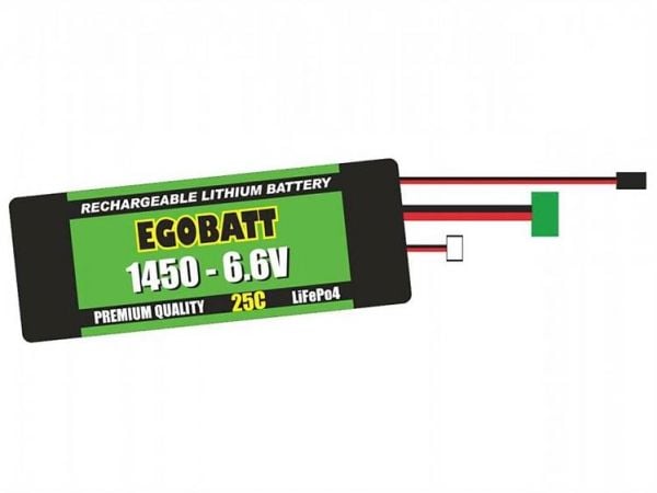 Pichler Modelbyggeri-batteripakke (Li-Ion) 6,6 V 1450 mAh 25 C Blok XH