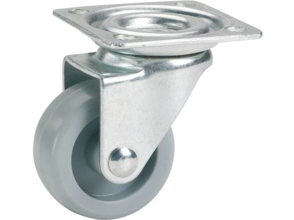 Dörner + Helmer 790310, Svart, Metallisk, 15 kg, Termoplastisk elastomer (TPE), Plast, Kulelager, 2,5 cm