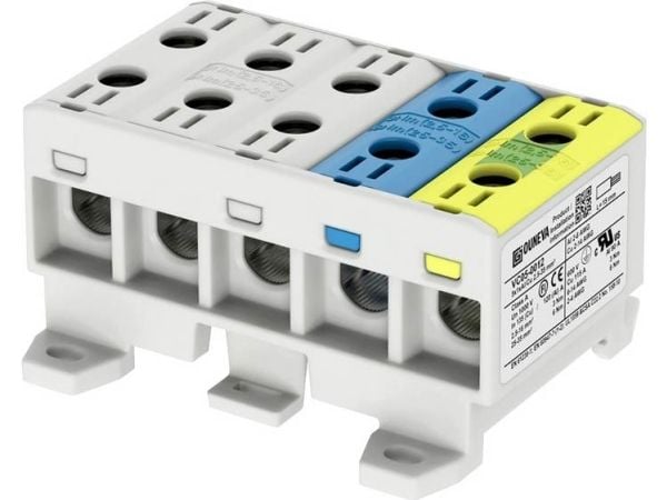 OTL isoleret universal klemme alumiini/kobber 5*(2,5-35) mm2 grå grå