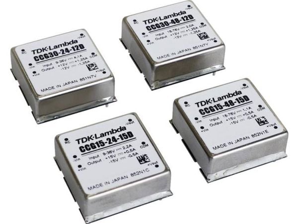 TDK-Lambda CCG-15-48-15S DC/DC-muunnin, piirilevy 15 V 1 A 15 W Lähtöjen määrä: 1 x