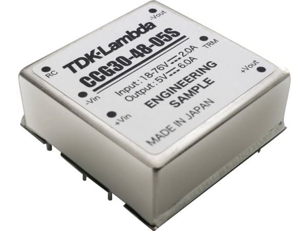 TDK-Lambda CCG-30-48-12D DC/DC-muunnin, piirilevy 24 V 1,25 A 30 W Lähtöjen määrä: 1 x