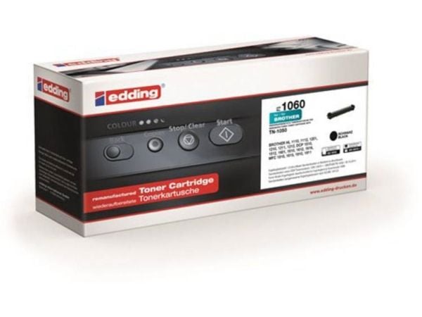 Edding EDD-1060, 1000 sider, Svart, 1 stykker