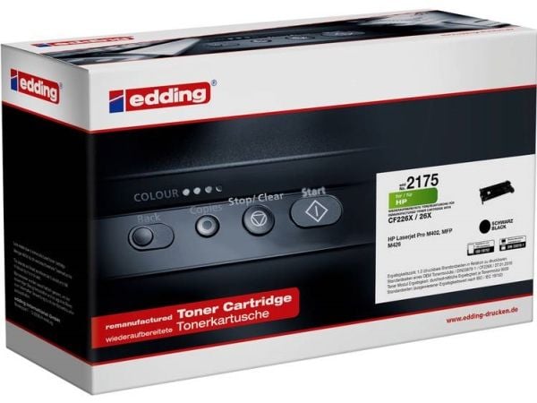 Edding EDD-2175, 9000 sivua, Musta, 1 kpl