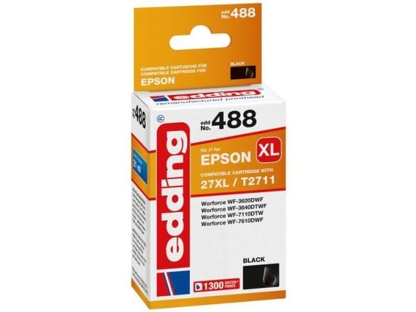 Edding EDD-488, 21 ml, 1300 sider, 1 stykker, Enkeltpakke