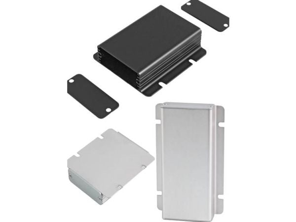 Hammond Electronics 1455CF1201 universal-kabinett 120 x 54 x 23 mm aluminium sølv, 1 stk