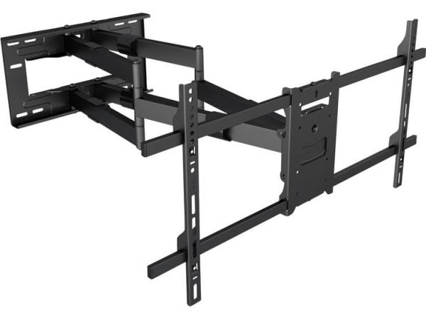 myWall H 27-2 X, 106,7 cm (42"), 2,03 m (80"), 100 x 100 mm, 800 x 400 mm, 10 - 5°, Sort