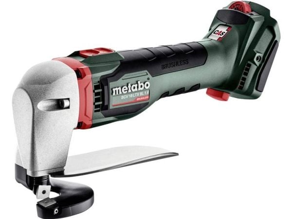 Metabo SCV 18 LTX BL 1.6, 400 g, Elektrisk blikksaks, Børsteløs, 1350 spm, 4840 spm, 1,5 cm