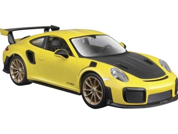 Maisto 31523, Modellsportbil, Monteringssats, 1:24, Porsche 911 Gt2 RS, Alla, Svart, Gul