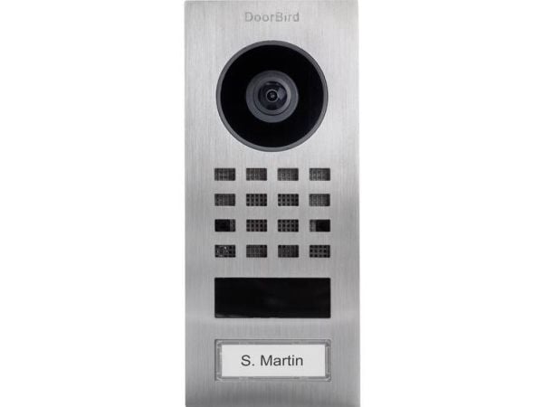 DoorBird D1101V IP video dørstasjon utenpåliggende rustfritt stål V4A (423866751) DoorBird D1101V IP video dørstasjon utenpåliggende rustfritt stål V4A (423866751)