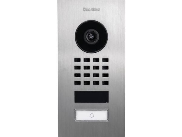 DoorBird DoorBird D1101V IP video dørstasjon innfelt rustfritt stål V2A