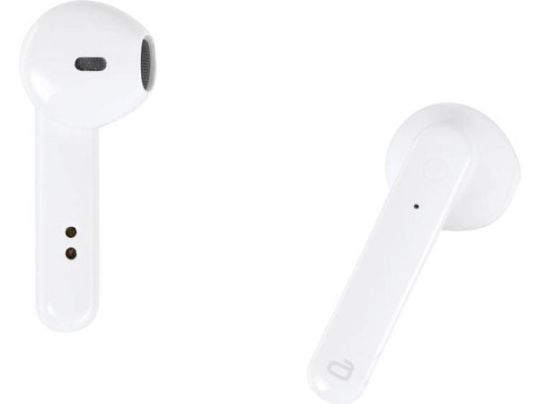 Vivanco Smart Pair, Hodesett, In-ear, Calls/Music, Hvit, Stereofonisk, Berøringskontroll