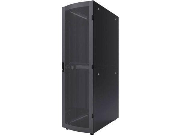 Intellinet 713719, Frittstående hylle, 42U, 1500 kg, Nøkkellås, Justerbare bein, 121 kg