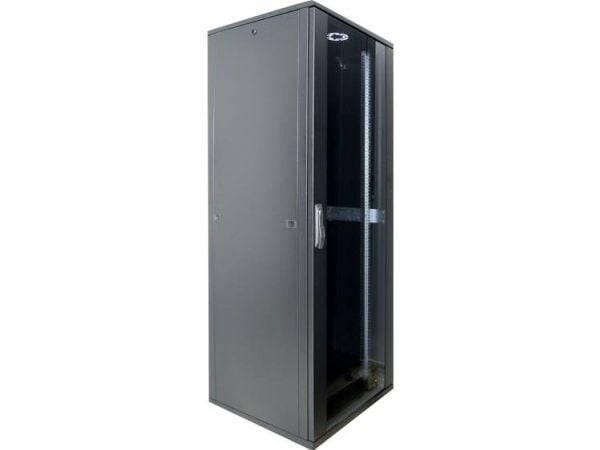 Intellinet 715362, Fristående rack, 22U, 600 kg, Knapplås, Justerbara fötter, 70,7 kg