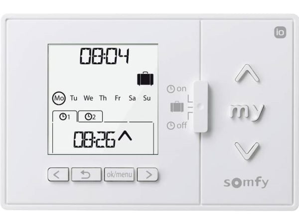 Somfy Chronis io, Vegg-montert, 1 kanaler, Hvit