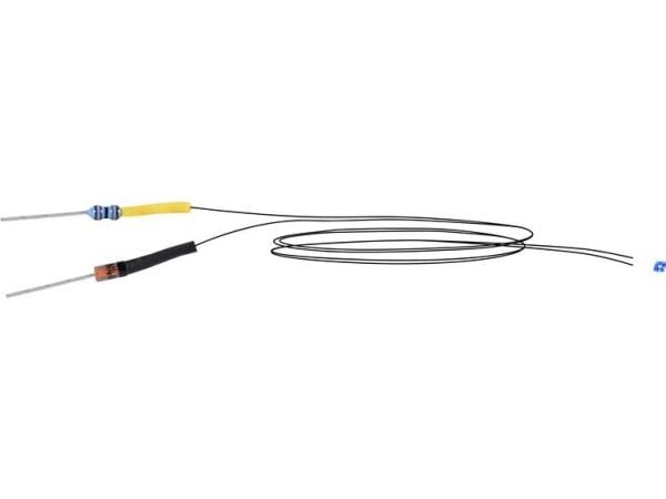 Viessmann Modelltechnik 3564 LED med kabel, blå 5 stk