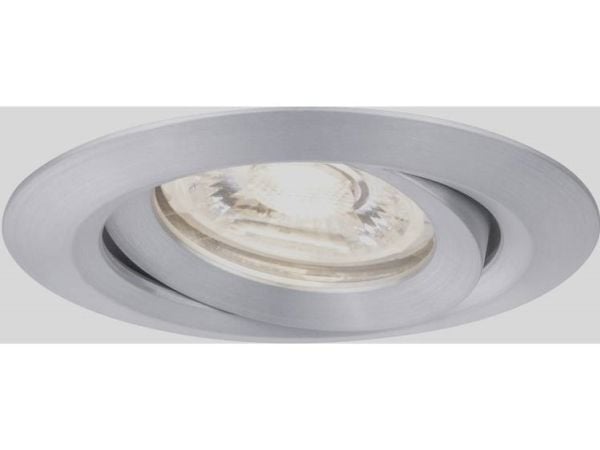 Paulmann 929.74, Rund, Tak/Vegg, Aluminium, Aluminium, Sykehus, Kontor, Utstillingslokale, IP23