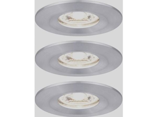 Paulmann 94305 EBL Nova mini LED innfellingslys sett med 3 stk. (RGB) 4 W Aluminium