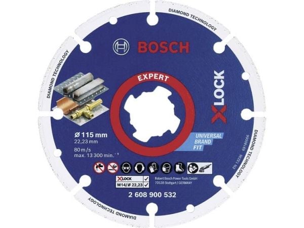 Bosch DIAMOND DISC FOR METAL XLOCK 115MM