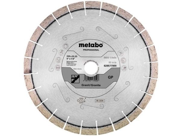 Metabo 628577000, Granitt, 23 cm, 2,22 cm, 6600 RPM, Metabo, 1 stykker