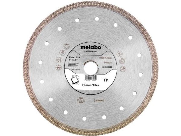 Metabo 628580000, Kutteskive, Flatt senter, Flis, Metabo, 2,22 cm, 23 cm