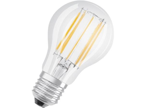 OSRAM LED STAR - LED-filamentlyspære - klar finish - E27 - 11 W (ekvivalent 100 W) - klasse D - kjølig dagslys - 6500 K