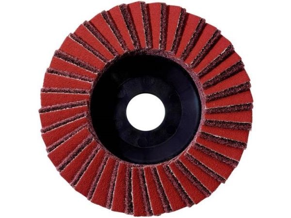 Metabo 626369000, Klaffskive, Flatt senter, Metall, Rustfritt stål, Stål, Alle merker, 12,5 cm, Rød