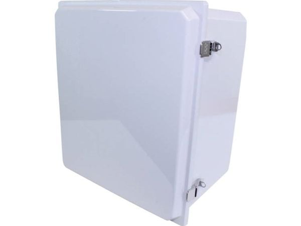 Hammond Electronics väggkapsling för montering 458 x 407 x 249 polykarbonat ljusgrå—1 st