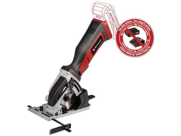 Einhell TE-CS 18/89 Li - Solo, Tre, Sort, Rød, 8,9 cm, 2500 RPM, Batteri, 18 V - SOLO