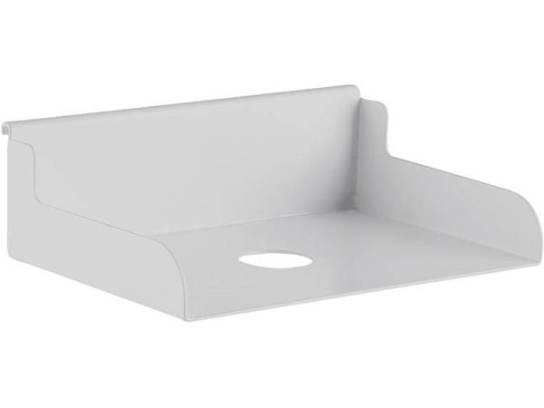 LogiLink EO0019-7, Sporveggfilholder, Hvit, Stål, 3 kg, 120 mm, 180 mm