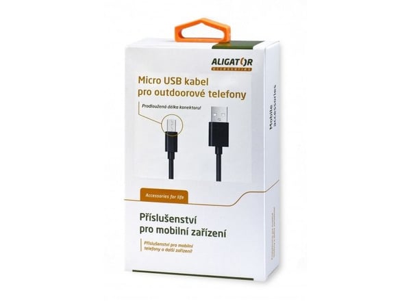 Alligator DAKAMUOUT, 1 m, Micro-USB A, USB A, USB 2.0, Lajittelu