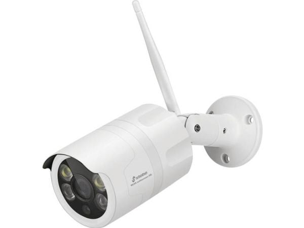 Stabo WLAN outdoorcam HD 110, IP-sikkerhetskamera, Utendørs, Ledning & Trådløs, 20 m, Utvendig, Tak/Vegg