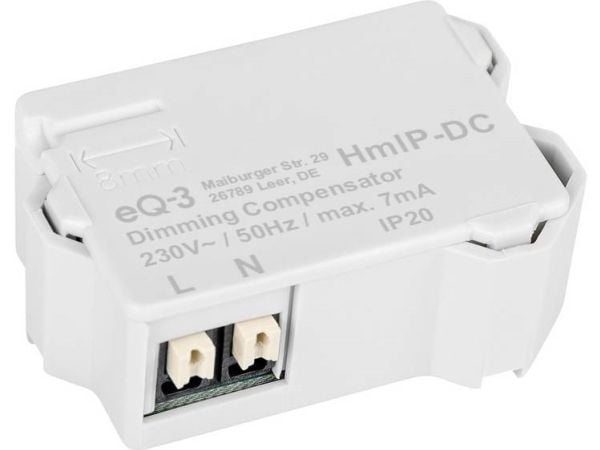 Homematic IP HMIP-DC, Knapper, Hvit, CE, 39 mm, 20 mm, 16 mm