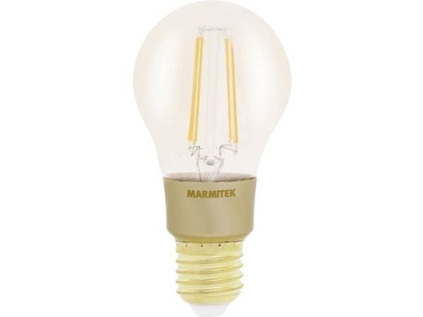 Marmitek Smart me Smart comfort Glow MI - LED-filamentlyspære - form: A60 - E27 - 6 W (ekvivalent 40 W) - klasse E - varmt hvitt lys - 2500 K